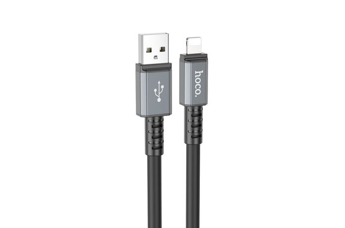 Кабель USB - Lightning HOCO X85, 2,4A (черный) 1м