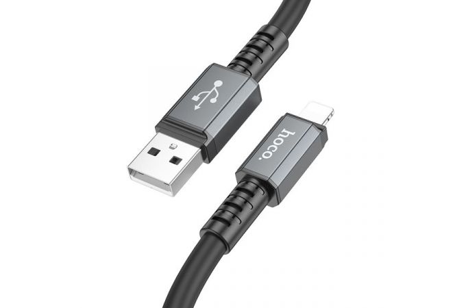 Кабель USB - Lightning HOCO X85, 2,4A (черный) 1м