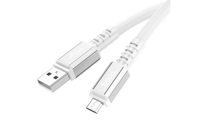 Кабель USB - MicroUSB HOCO X85 (белый) 1м