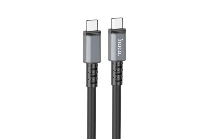 Кабель USB Type-C - USB Type-C HOCO X85 PD60W (черный) 1м