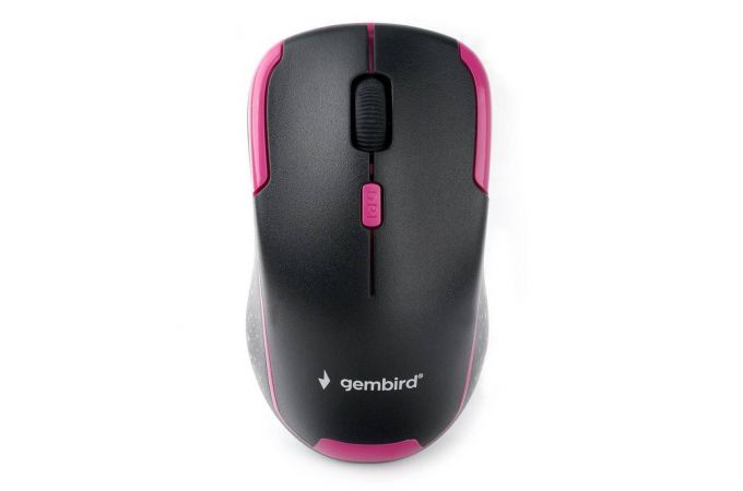 Мышь беспроводная Gembird MUSW-415 (черно-розовый)