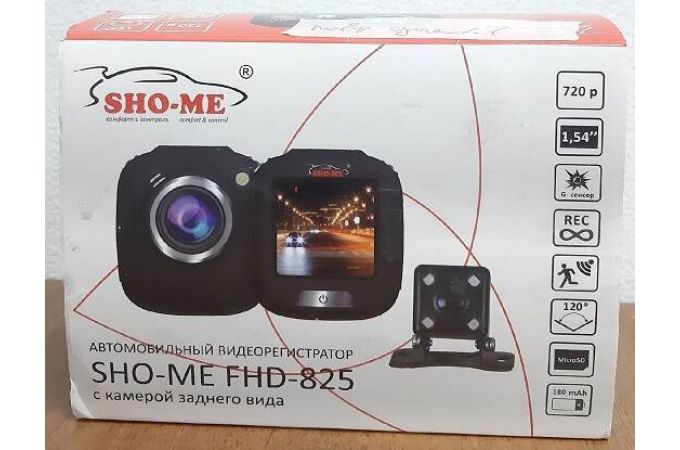 Автовидеорегистратор SHO-ME FHD-825 повр.упак.