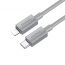 Кабель USB Type-C - Lightning HOCO X107 PD20W 3A (серый) 1м