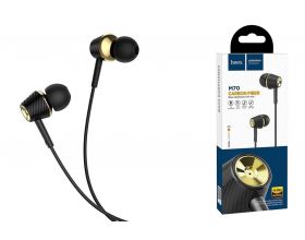 Наушники вакуумные проводные HOCO M70 Graceful universal earphones (черный)