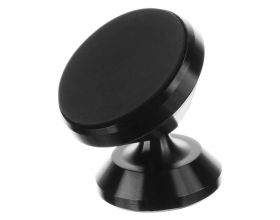 Держатель автомобильный для телефона магнитный 362 поворот 360 градусов (цвет черный)
