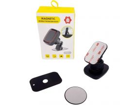 Держатель автомобильный для телефона H-CT219 магнитный на панель, жесткая ножка (цвет черный)