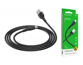 Кабель USB - MicroUSB BOROFONE BX51 2,4A (черный) 1м