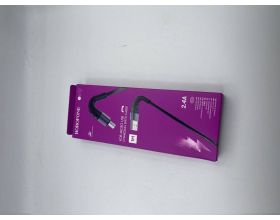 Кабель USB - MicroUSB BOROFONE BX32 5A (черный) 1м (в оплетке) (УЦЕНКА! МЯТАЯ УПАКОВКА)