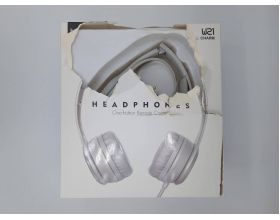 Наушники мониторные проводные HOCO W21 Graceful charm wire control headphones (серый) (УЦЕНКА! МЯТАЯ УПАКОВКА)