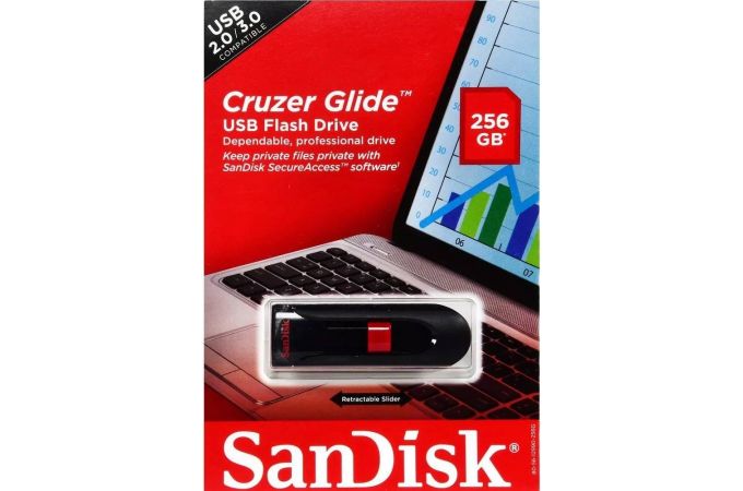 USB флеш накопитель_256 Gb SanDisk Cruzer Glide 3.0 USB 3.0 SDCZ600-256G-G35