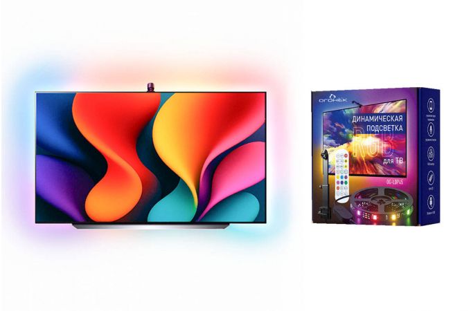 Динамическая подсветка Огонек OG-LDP45A для ТВ (32-44 дюйма)