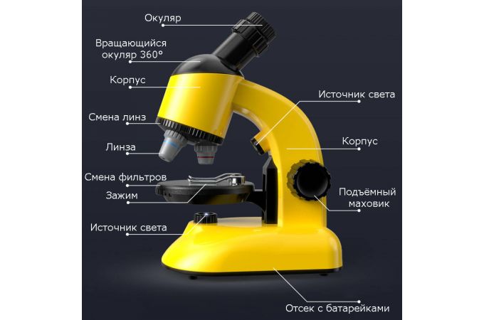 Орбита OT-INL83 Белый мискроскоп детский