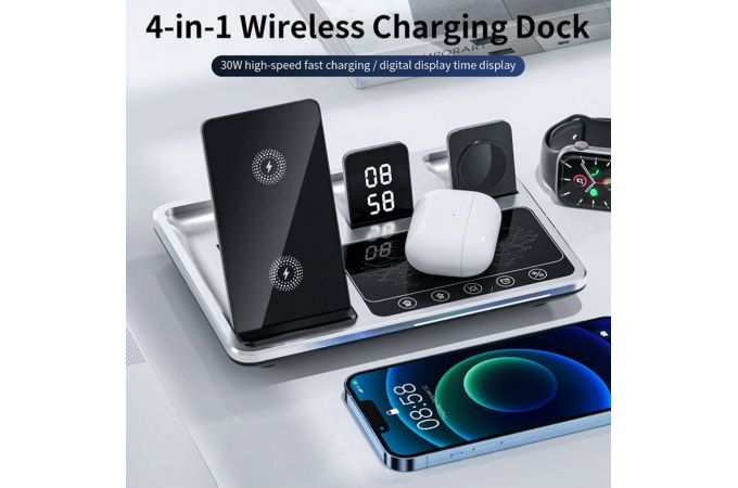 Беспроводное зарядное устройство 4 в 1 No name R11 4in1 Multifunctional Wireless Charger