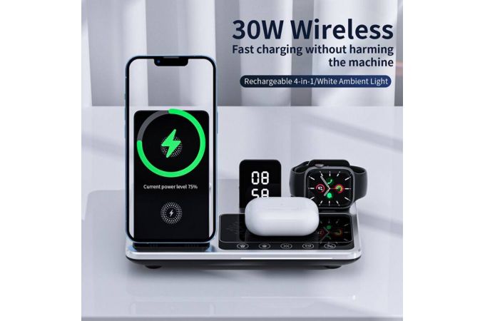 Беспроводное зарядное устройство 4 в 1 No name R11 4in1 Multifunctional Wireless Charger