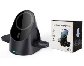 Беспроводное зарядное устройство 3 в 1 No name Wireless Charging Station