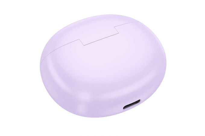 Наушники вакуумные беспроводные HOCO EW61 June wireless stereo headset Bluetooth (фиолетовый)