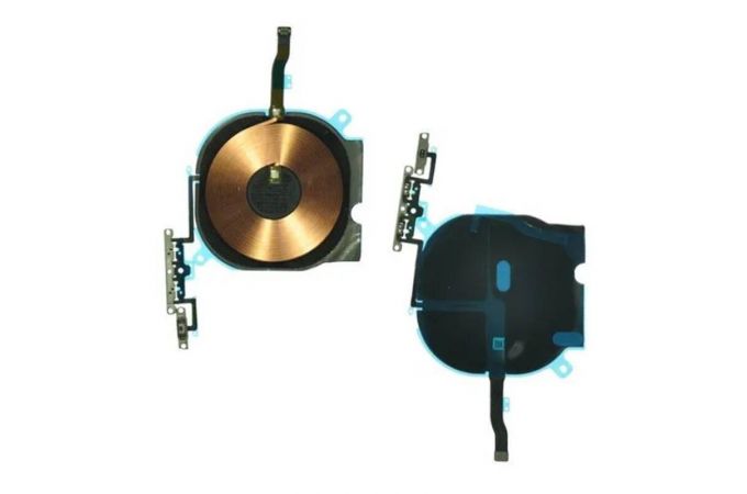 Шлейф для iPhone 11 Pro с кнопками громкости + переключатель + металлический держатель + беспроводная зарядка, org разбор