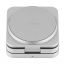 Беспроводное зарядное устройство с поддержкой MagSafe 3в1 25W, uBear Balance Slim Steal (White)