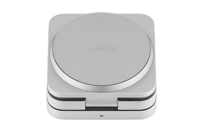 Беспроводное зарядное устройство с поддержкой MagSafe 3в1 25W, uBear Balance Slim Steal (White)