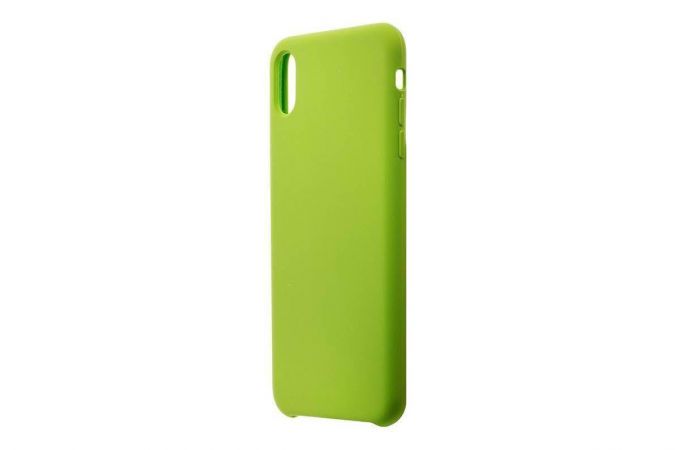 Чехол для iPhone ХS Max Silicone Case Soft Touch (салатовый) 1