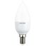 Лампа светодиодная Smartbuy свеча C37 E14 7W (550lm) 6000K 6K матовый пластик SBL-C37-07-60K-E14
