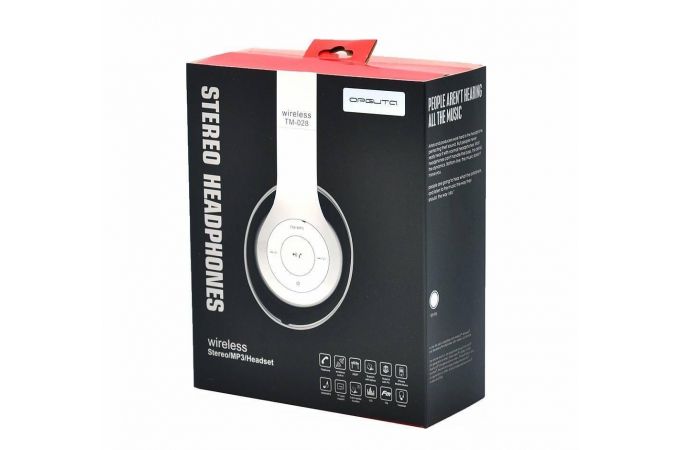 Наушники мониторные беспроводные Орбита OT-ERB24 Bluetooth (серо-зеленый)