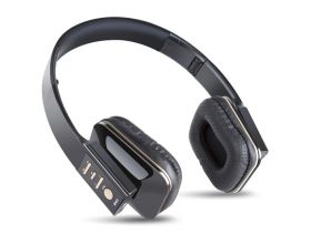 Наушники мониторные беспроводные SAIYO-BT1613 Bluetooth (серый)