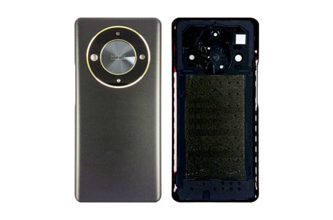 Задняя крышка для Huawei Honor X9b (ALI-NX1) + стекло камеры (черный) HQ