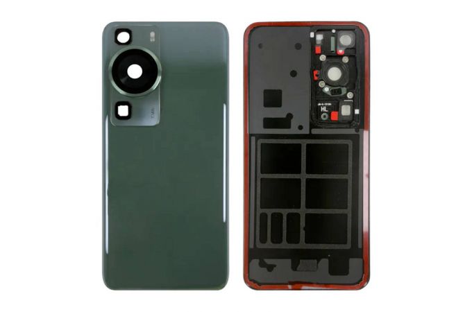 Задняя крышка для Huawei P60 (LNA-LX9) + стекло камеры (зеленый) орг