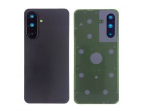 Задняя крышка для Samsung A366B Galaxy A36 5G + стекло камеры (черный) HQ