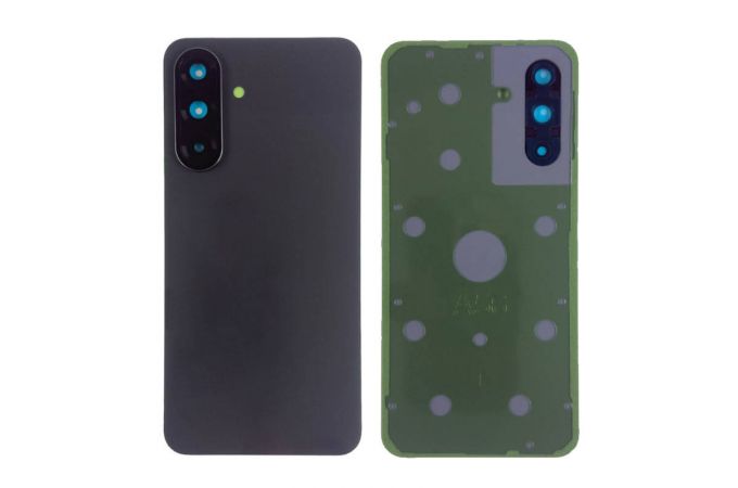 Задняя крышка для Samsung A366B Galaxy A36 5G + стекло камеры (черный) HQ
