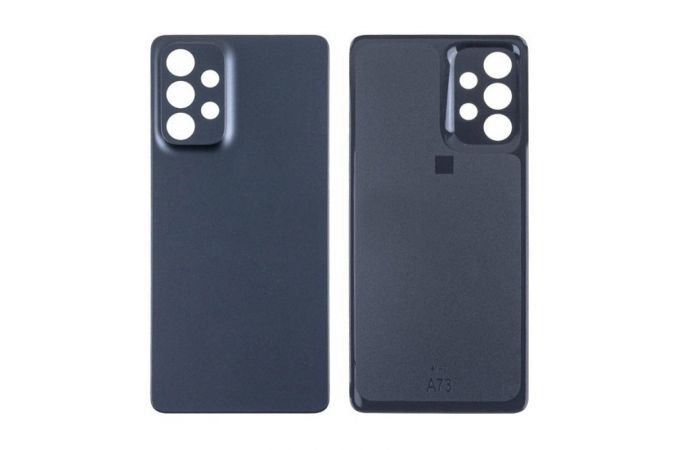 Задняя крышка для Samsung A736B Galaxy A73 5G (черный)