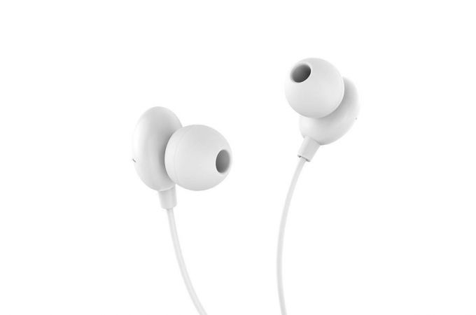 Наушники вакуумные проводные HOCO M49 Starry sky universal l (белый)