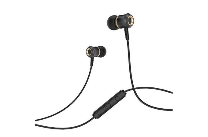 Наушники вакуумные проводные HOCO M46 Jewel sound universal (золотистый)