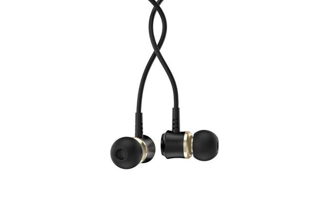 Наушники вакуумные проводные HOCO M46 Jewel sound universal (золотистый)