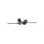 Наушники вакуумные проводные HOCO M31 Delighted sound universal earphones with microphone (серый)