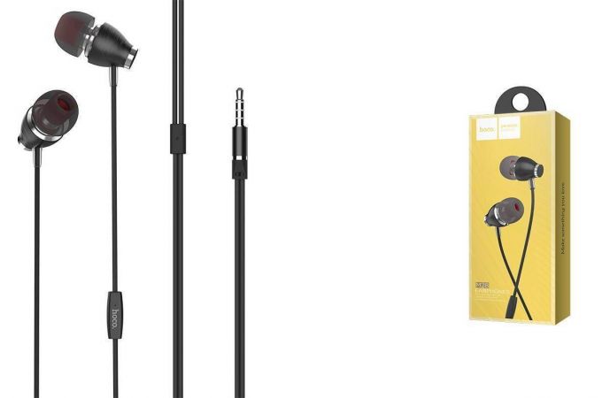 Наушники вакуумные проводные HOCO M28 Ariose universal (черный)