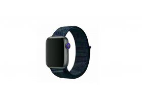 Ремешок нейлоновый EVA для Apple Watch 38/40 mm темный ультрамарин