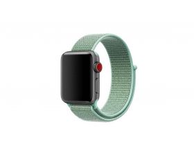 Ремешок нейлоновый EVA для Apple Watch 38/40 mm светло-зеленый