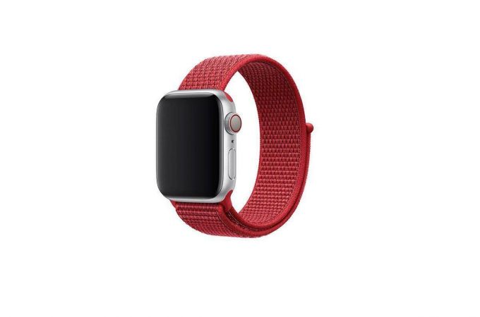 Ремешок нейлоновый EVA для Apple Watch 38/40 mm бордовый