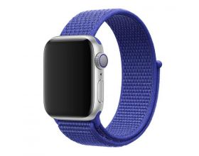 Ремешок нейлоновый EVA для Apple Watch 38/40 mm скандинавский синий