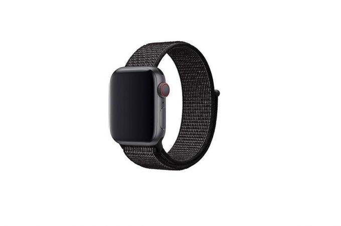 Ремешок нейлоновый EVA для Apple Watch 38/40 mm черный