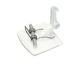 Ручка люка для стиральной машины Siemens, Neff, Gaggenau, Bosch белая 069637 VER-1