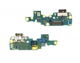 Шлейф для Nokia 6.1 Plus (TA-1116) с разъемом зарядки (плата) HQ
