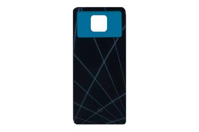 Задняя крышка для Xiaomi Poco X4 Pro 5G + стекло камеры (черный)