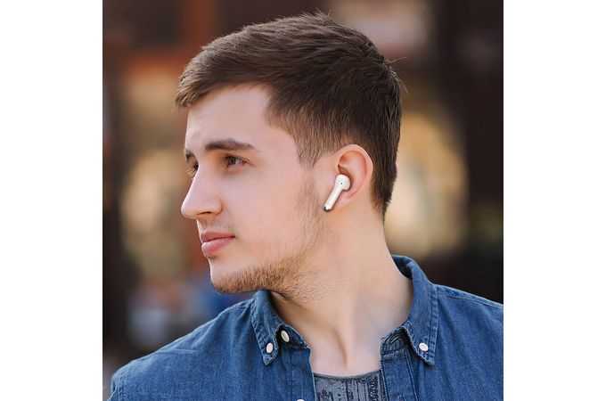 Наушники вакуумные беспроводные BOROFONE FQ3 Soulmate ANC+ENC Noise Reduction BT headset Bluetooth (белый)