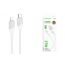 Кабель USB Type-C - Lightning BOROFONE BX107 (белый) 1м