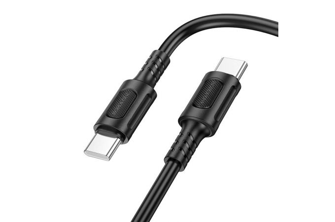 Кабель USB Type-C - USB Type-C BOROFONE BX111, PD60W (черный) 1м