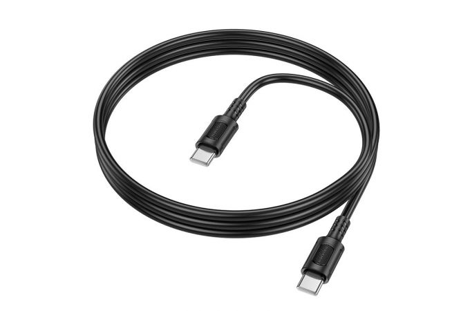 Кабель USB Type-C - USB Type-C BOROFONE BX111, PD60W (черный) 1м