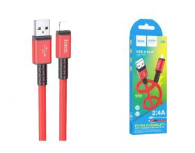 Кабель USB - Lightning HOCO X85, 2,4A (красный) 1м